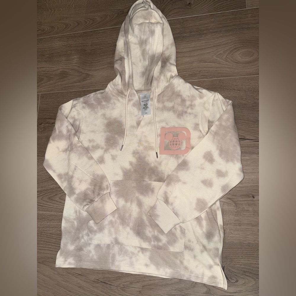 Walt Disney World Tie-Dye Hoodie with Pink Mickey Logo! NWT! Sold out at parks!
